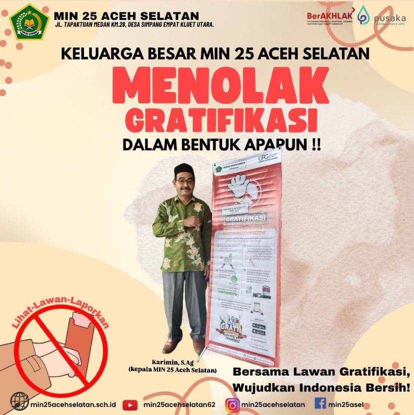 SOSIALISASI TOLAK GRATIFIKASI