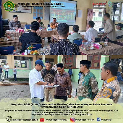 Pembangunan SBSN MIN 25 Aceh Selatan